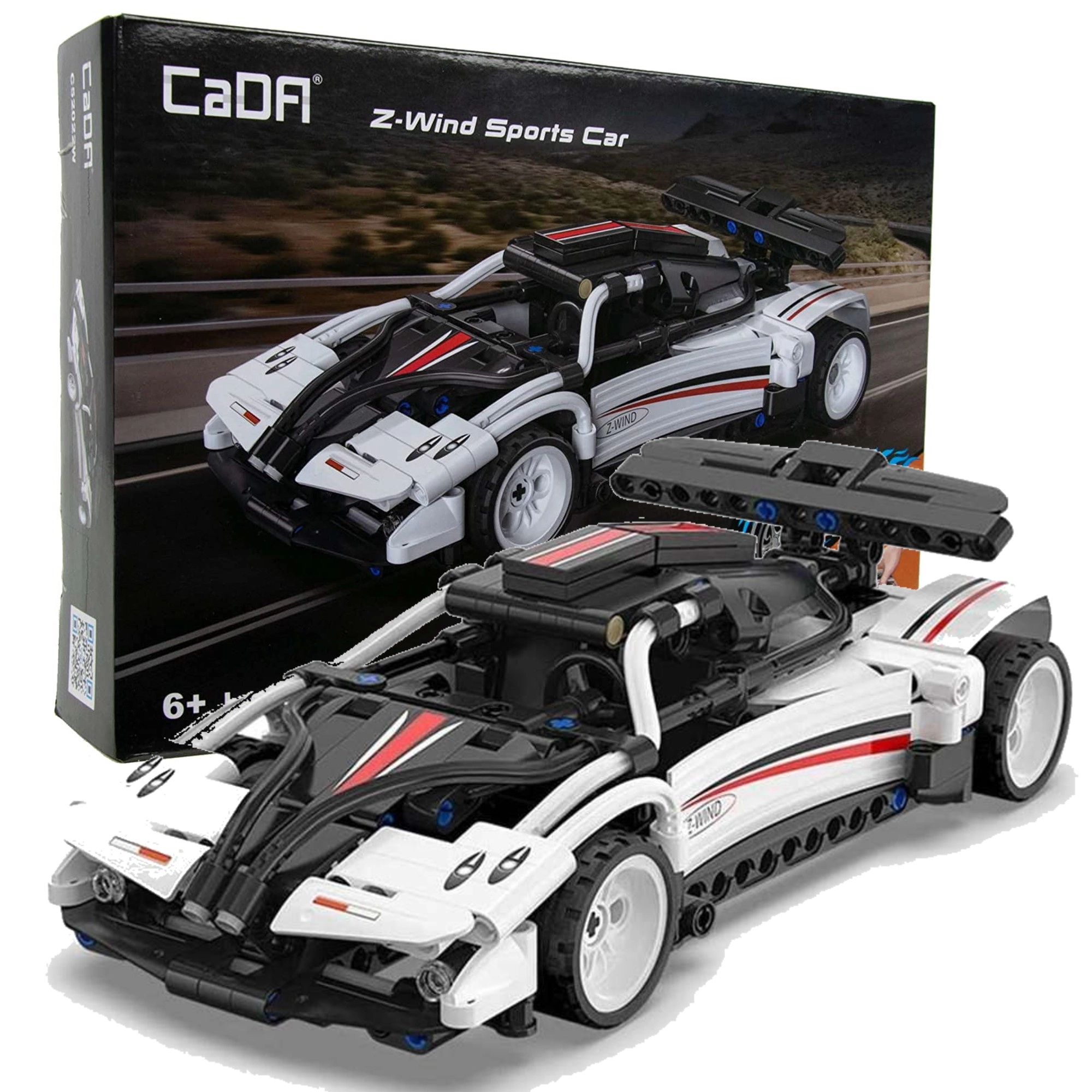 Levně CaDA Z-Wind sportovní závodní auto na zpětný chod