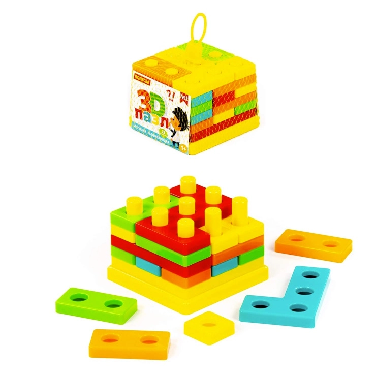 Vkládačka 3D puzzle POLESIE pro rozvoj motoriky a logiky