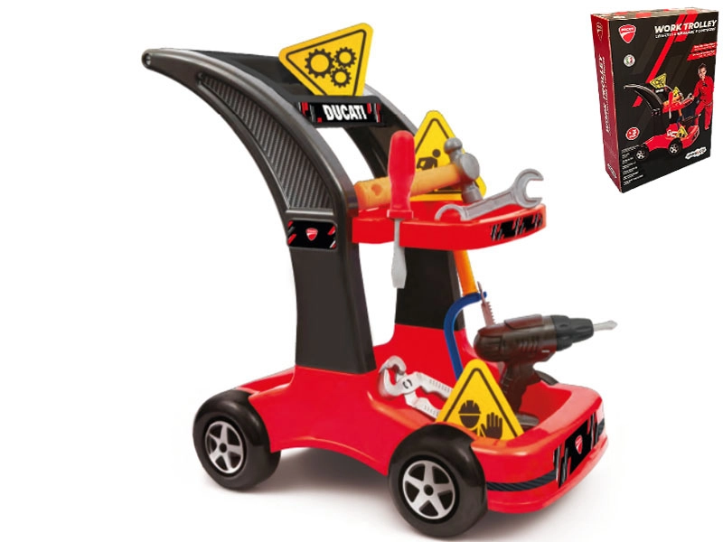 Ducati dětská opravářská sada s vozíkem, 30 dílů