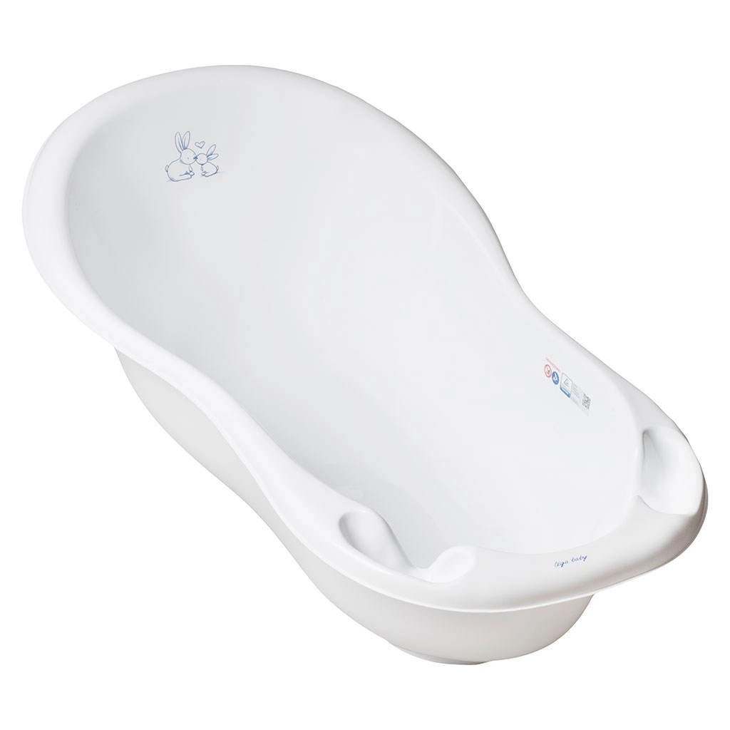 anatomická dětská vanička s výpustí 102 cm LUX Bunny bílá