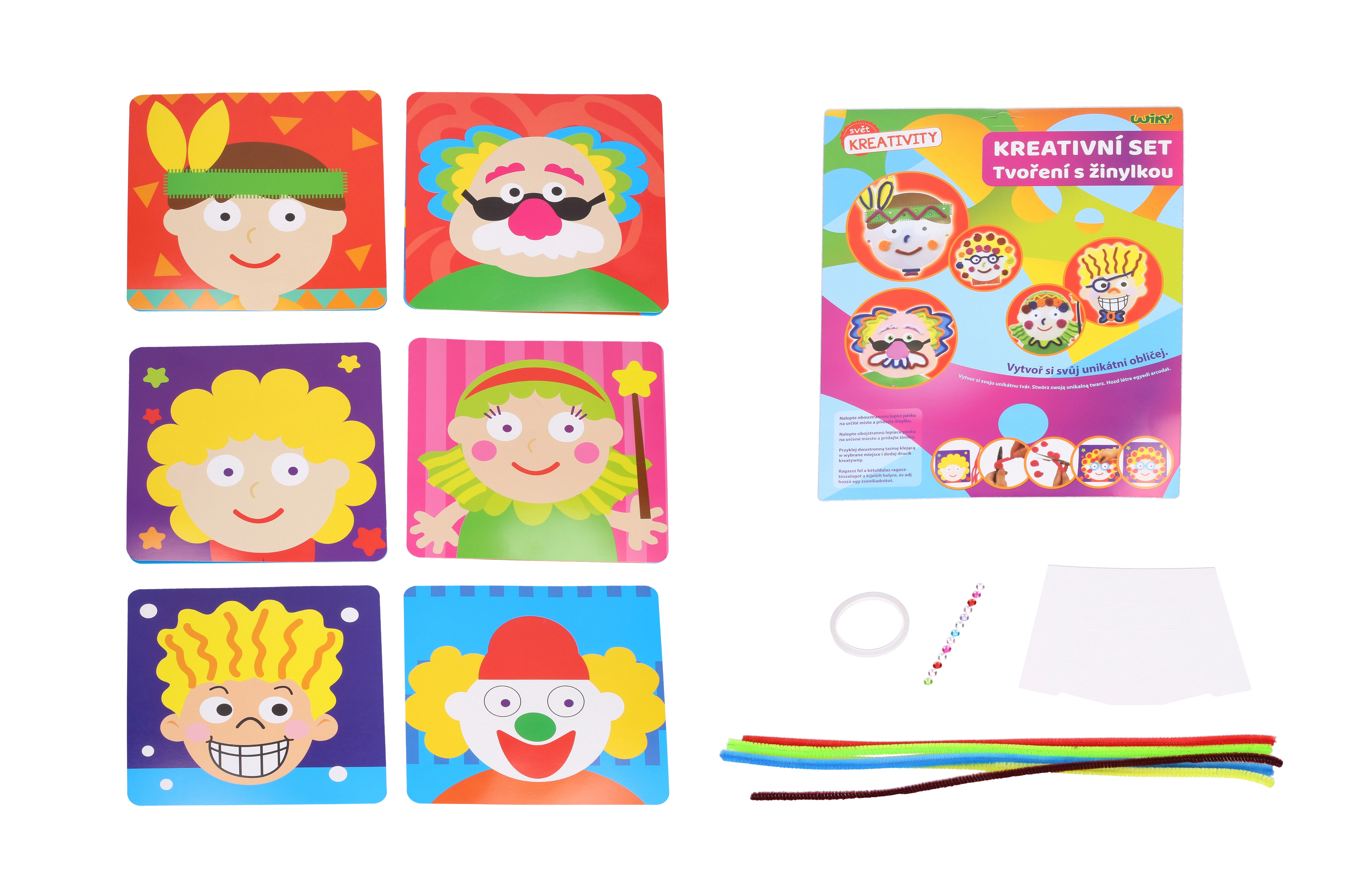 Kreativní set – obličej pro děti