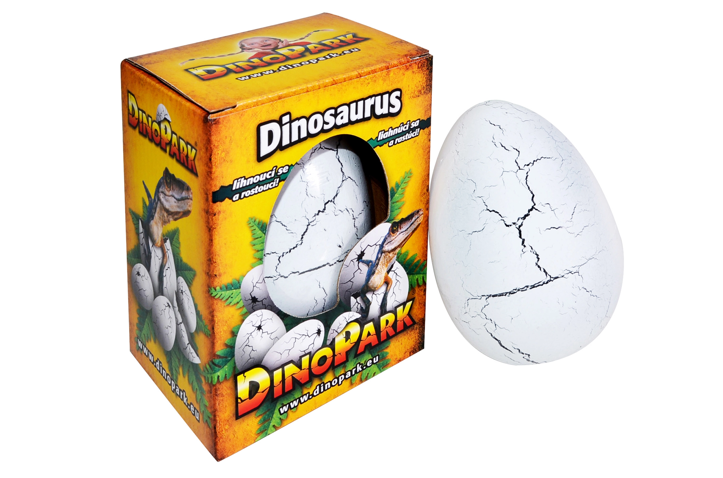 Levně Dinoworld líhnoucí a rostoucí dinosaurus JUMBO v krabičce