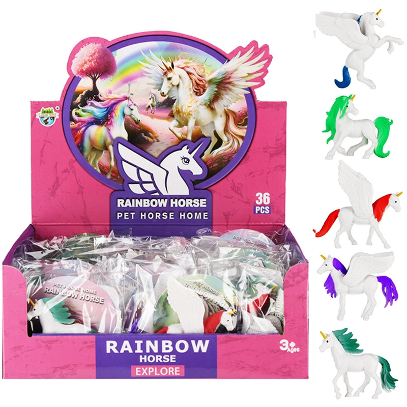 jednorožec s křídly – plastová figurka pro děti