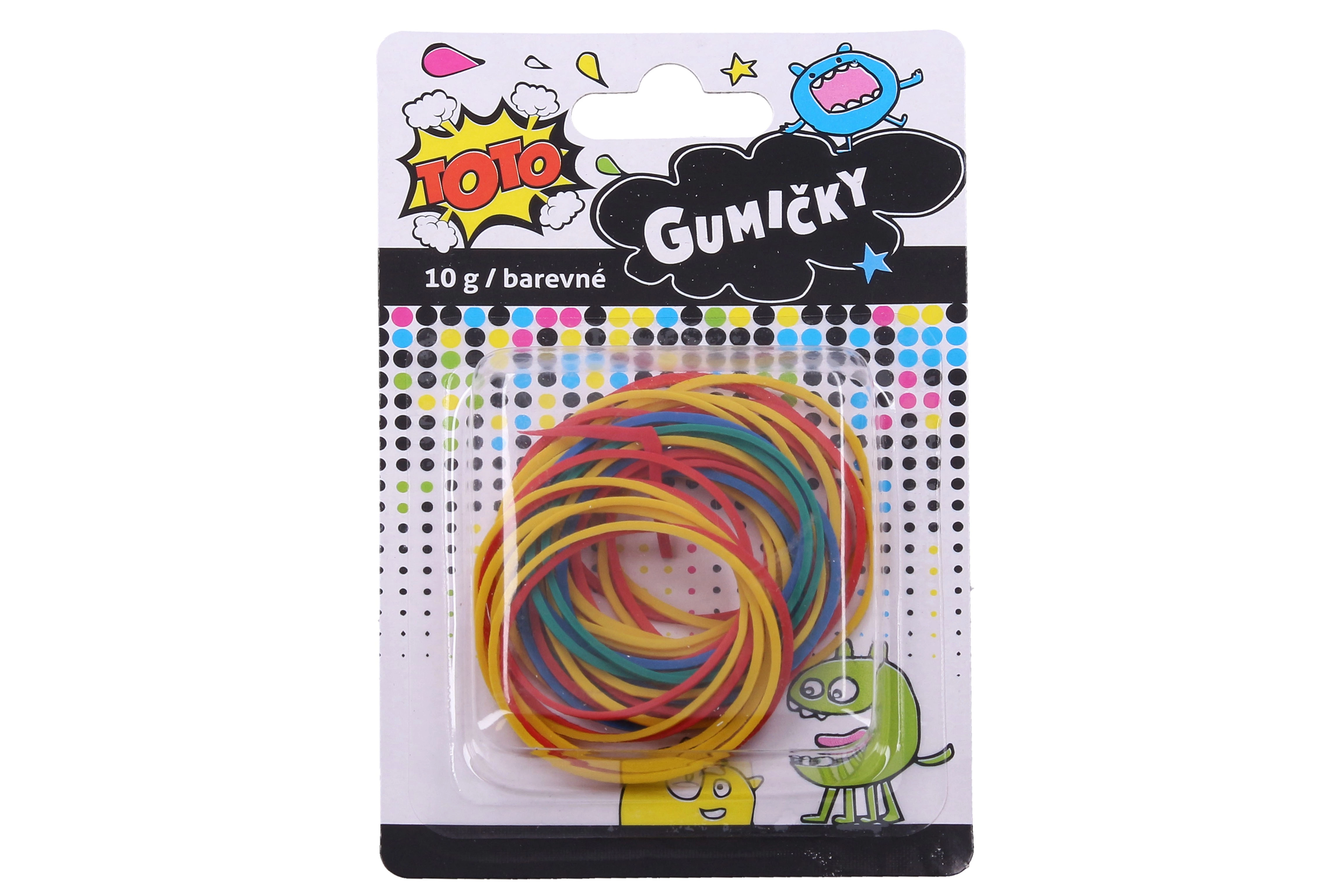 Levně Gumičky barevné 10 g