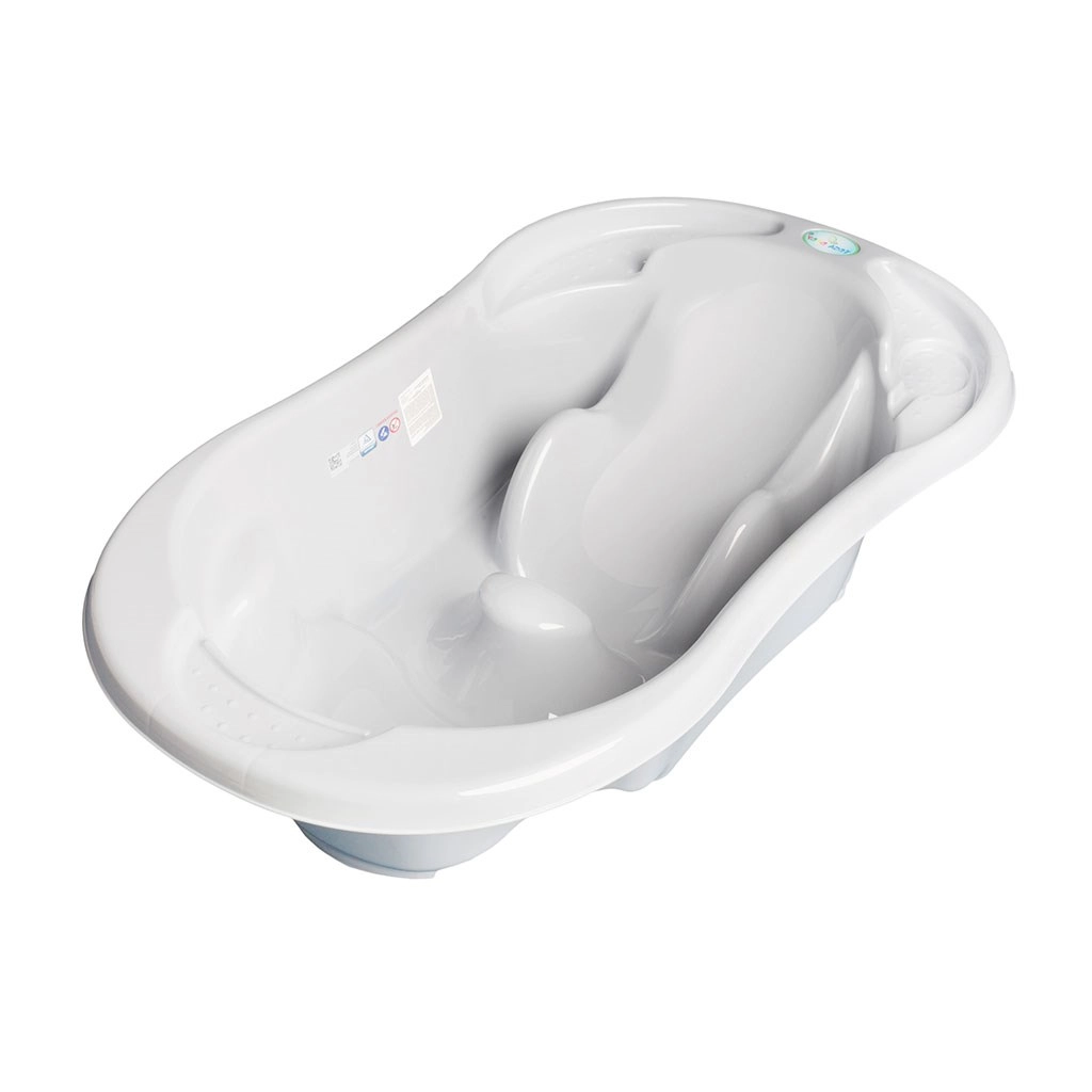 Dětská anatomická vanička s výpustí Komfort 2v1, šedá