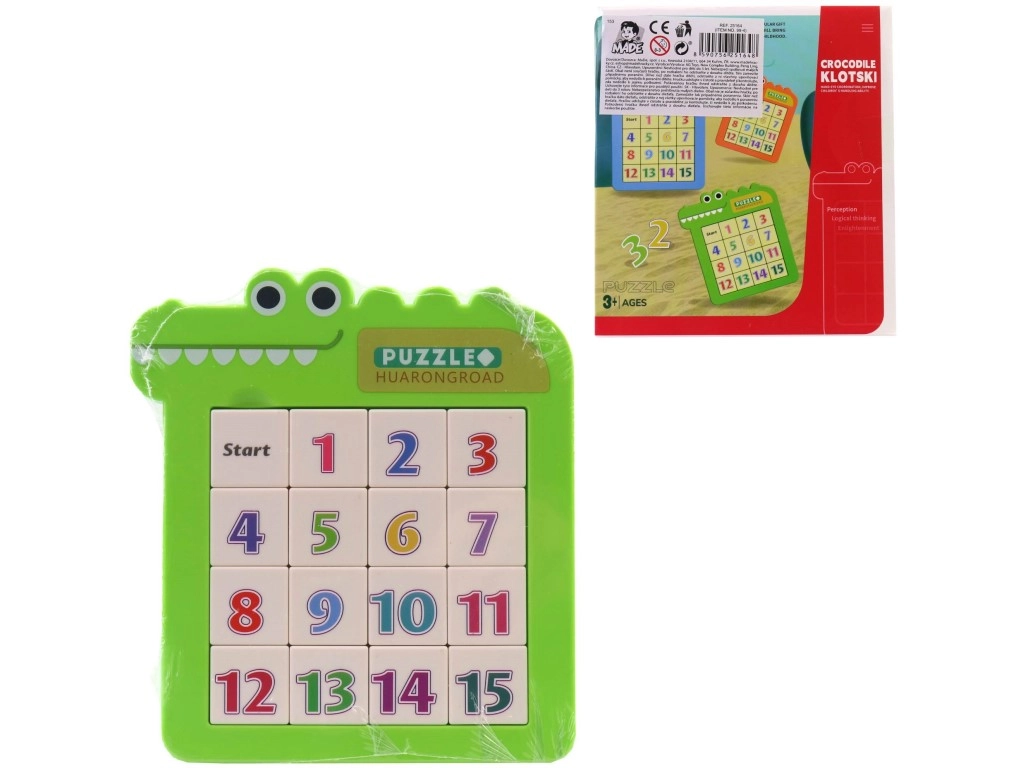 Plastová tabulka s čísly 1–10 pro děti