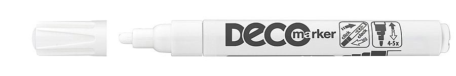 Popisovač ICO Deco, bílý ICO