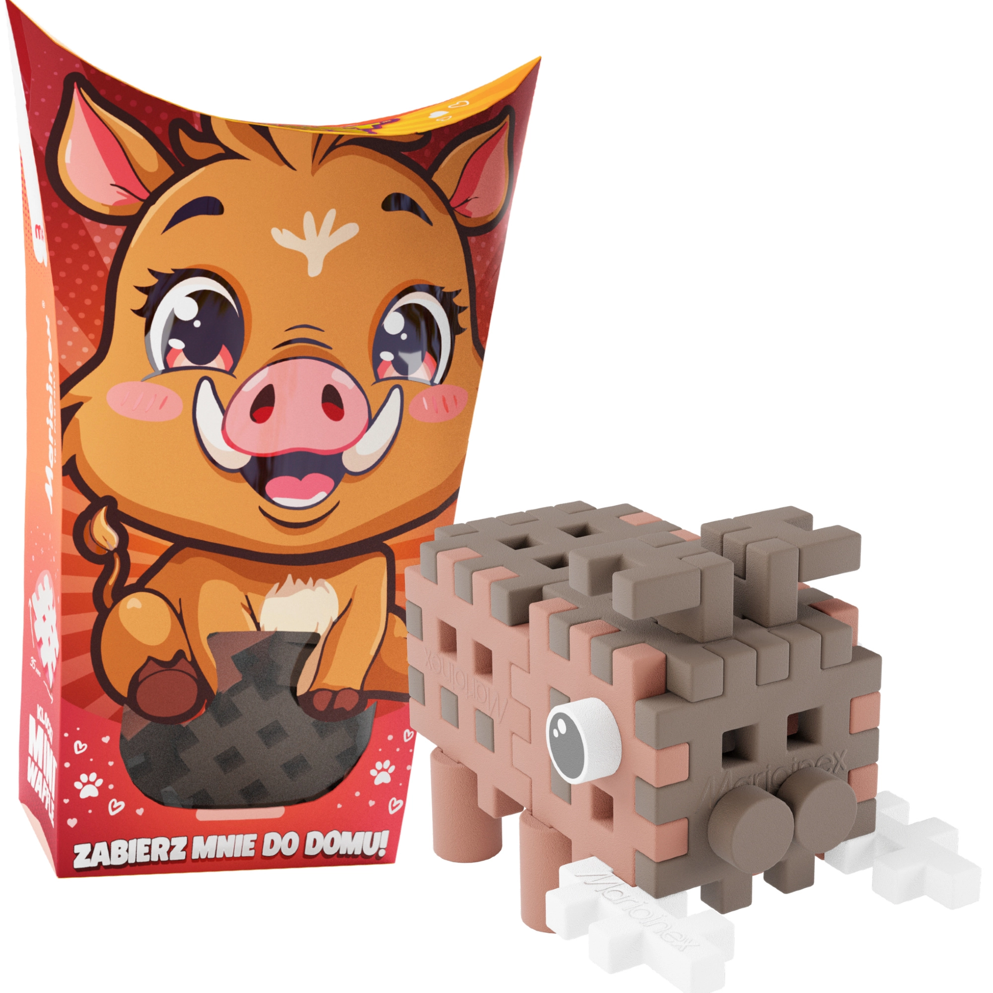 Stavebnice Mini Waffle Pocket Pets – divočák