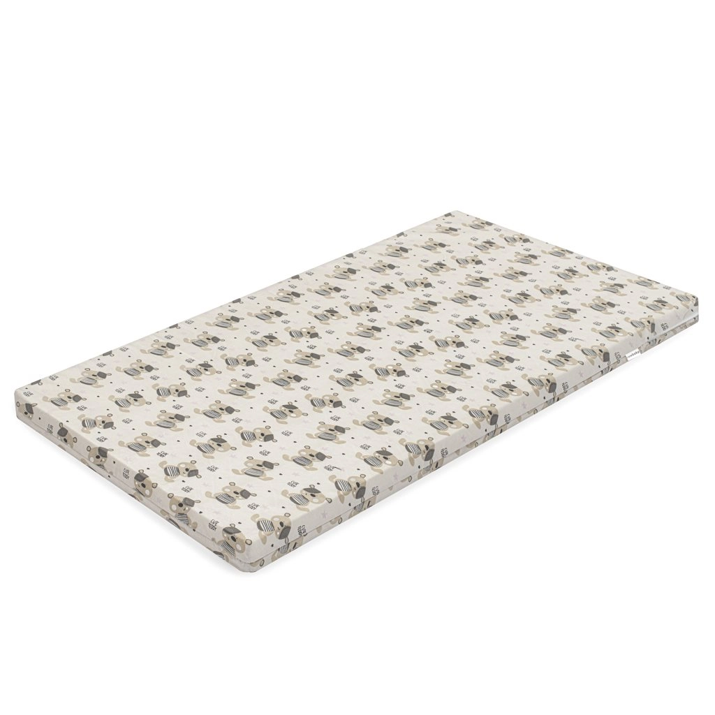 Dětská pěnová matrace NEW BABY Basic 120 × 60 × 5 cm Teddy Bear