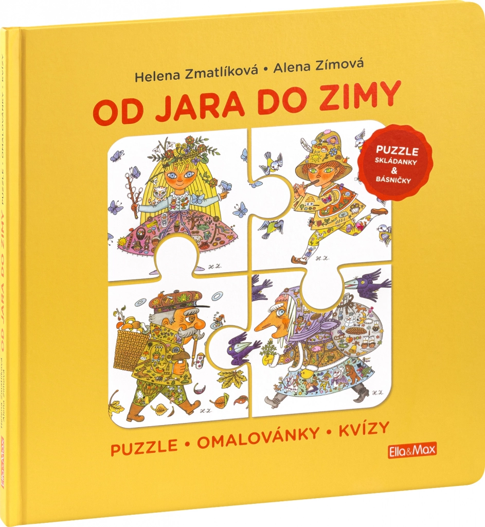 Levně Od jara do zimy – Puzzle, básničky, omalovánky, kvízy