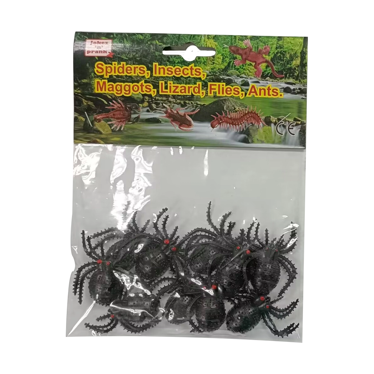 Svítící pavouci do tmy 10 ks