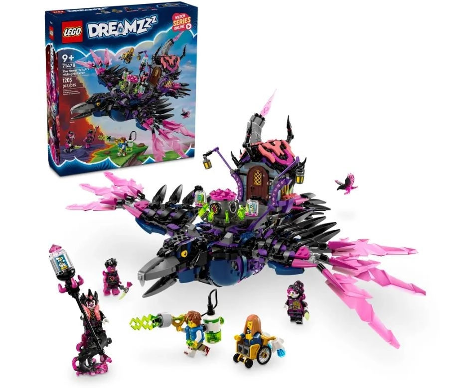 Levně LEGO® DREAMZzz™ 71478 Nikdyčarodějnice a její Půlnoční krkavec