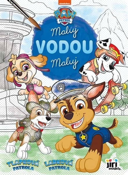 Jiri Models Omalovánky Maluj vodou Tlapková patrola J. Mdels 2726 1