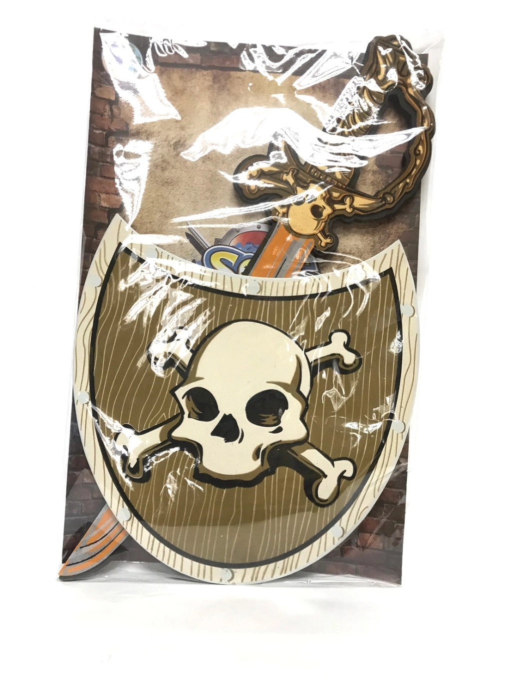 Alltoys meč a štít Pirat lebka