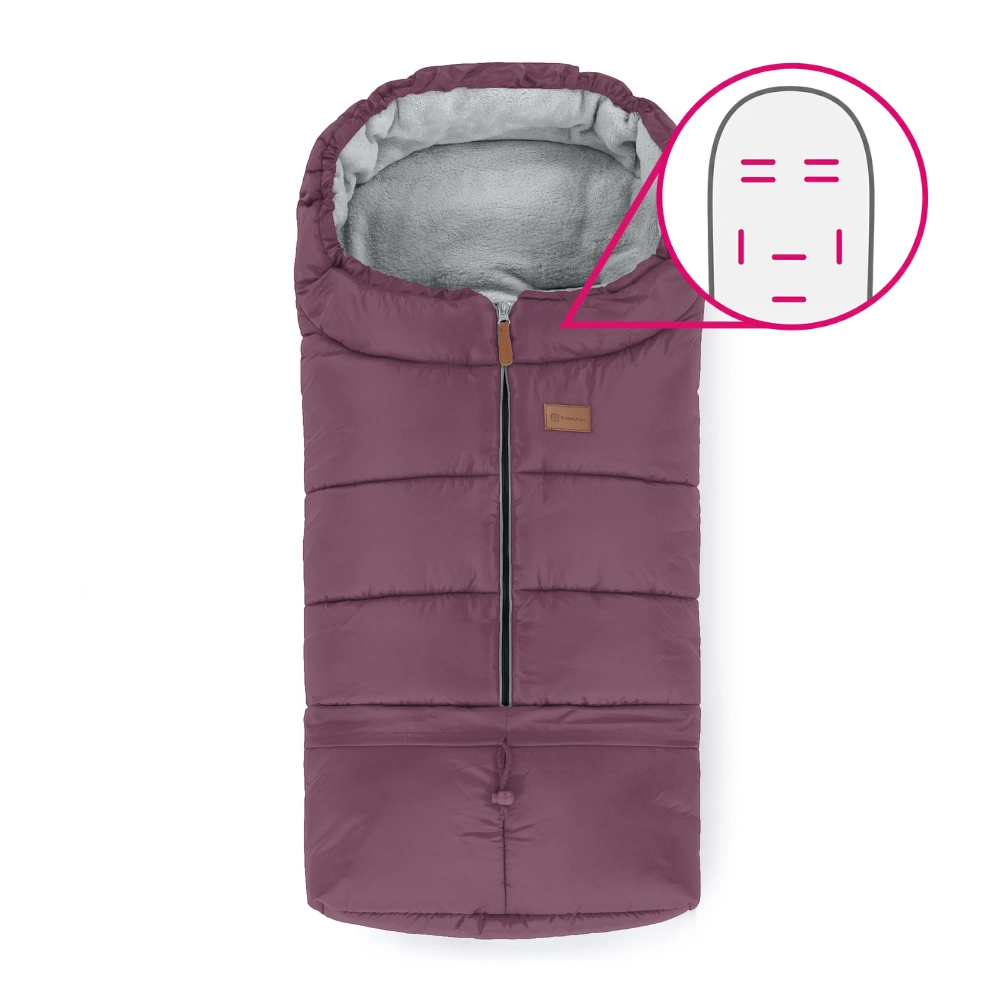 Petite&Mars Fusak nastavitelný 3v1 Jibot Mysterious Plum