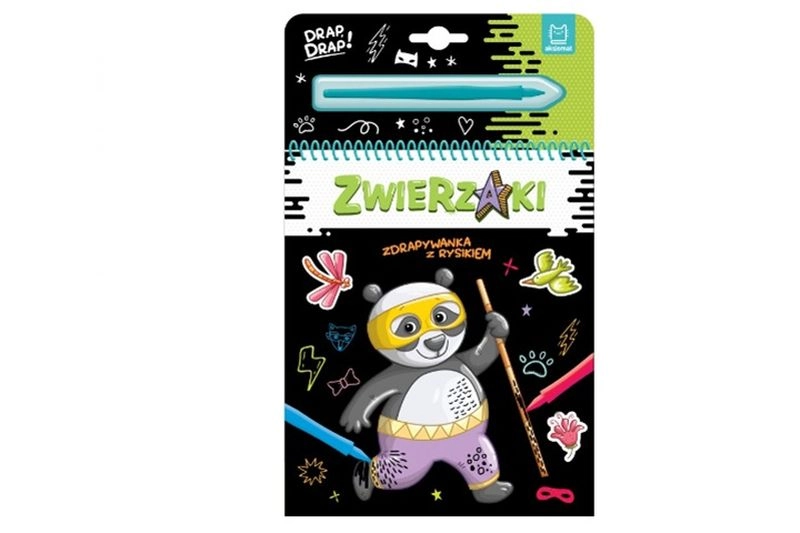 Zdrapávací knížka se stylusem zvířátka