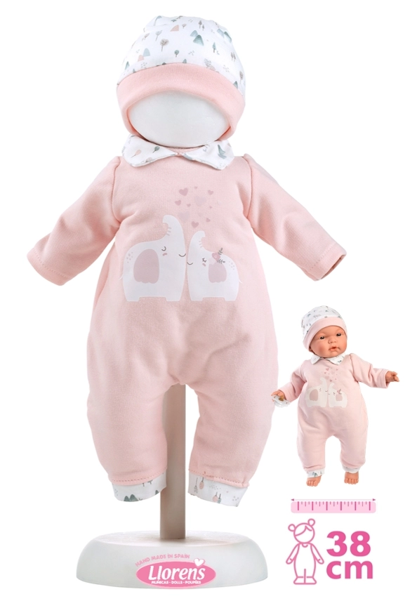 Llorens obleček pro panenku 38 cm – 2dílná sada