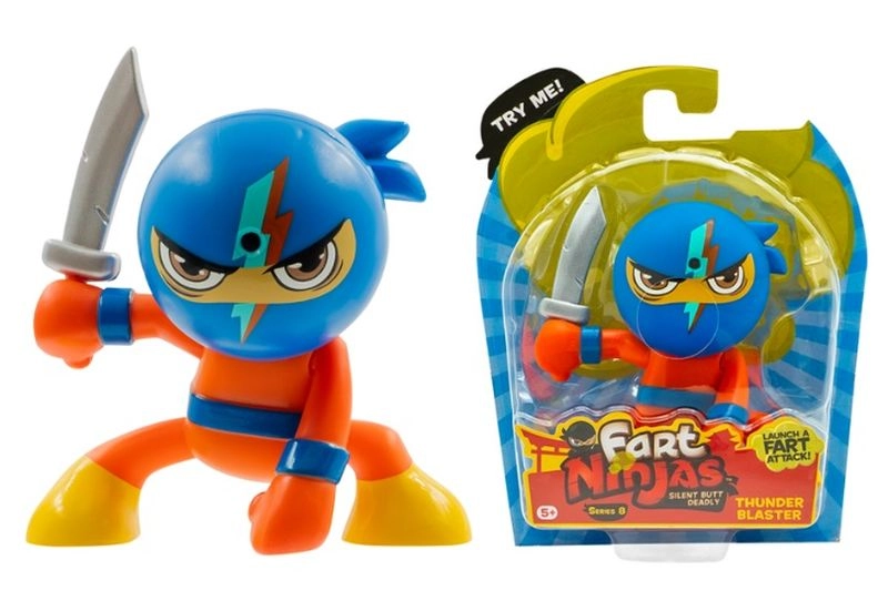 Fart Ninjas figurka se zvukem Thunder blaster