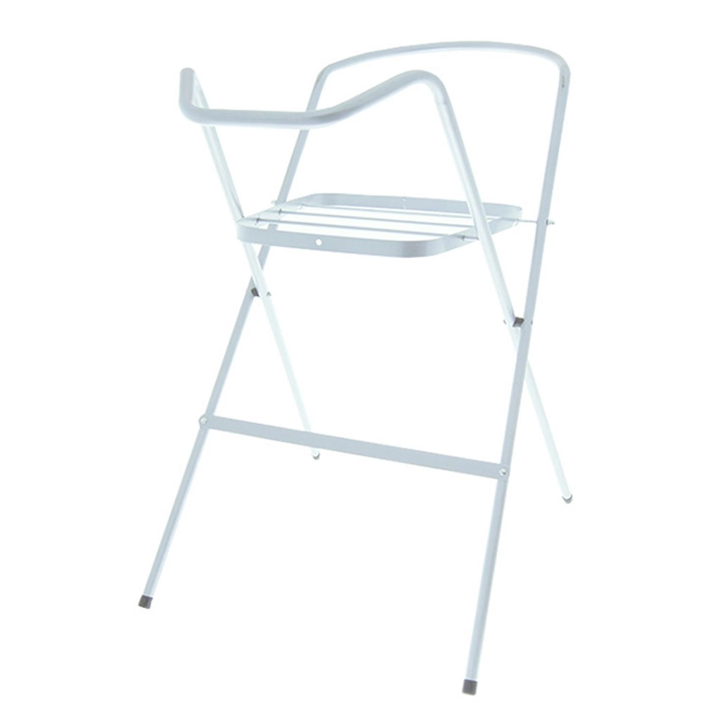 Skládací stojan na dětskou vaničku 86 cm bílý