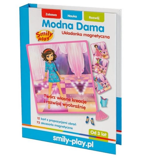Magnetické puzzle Módní dáma