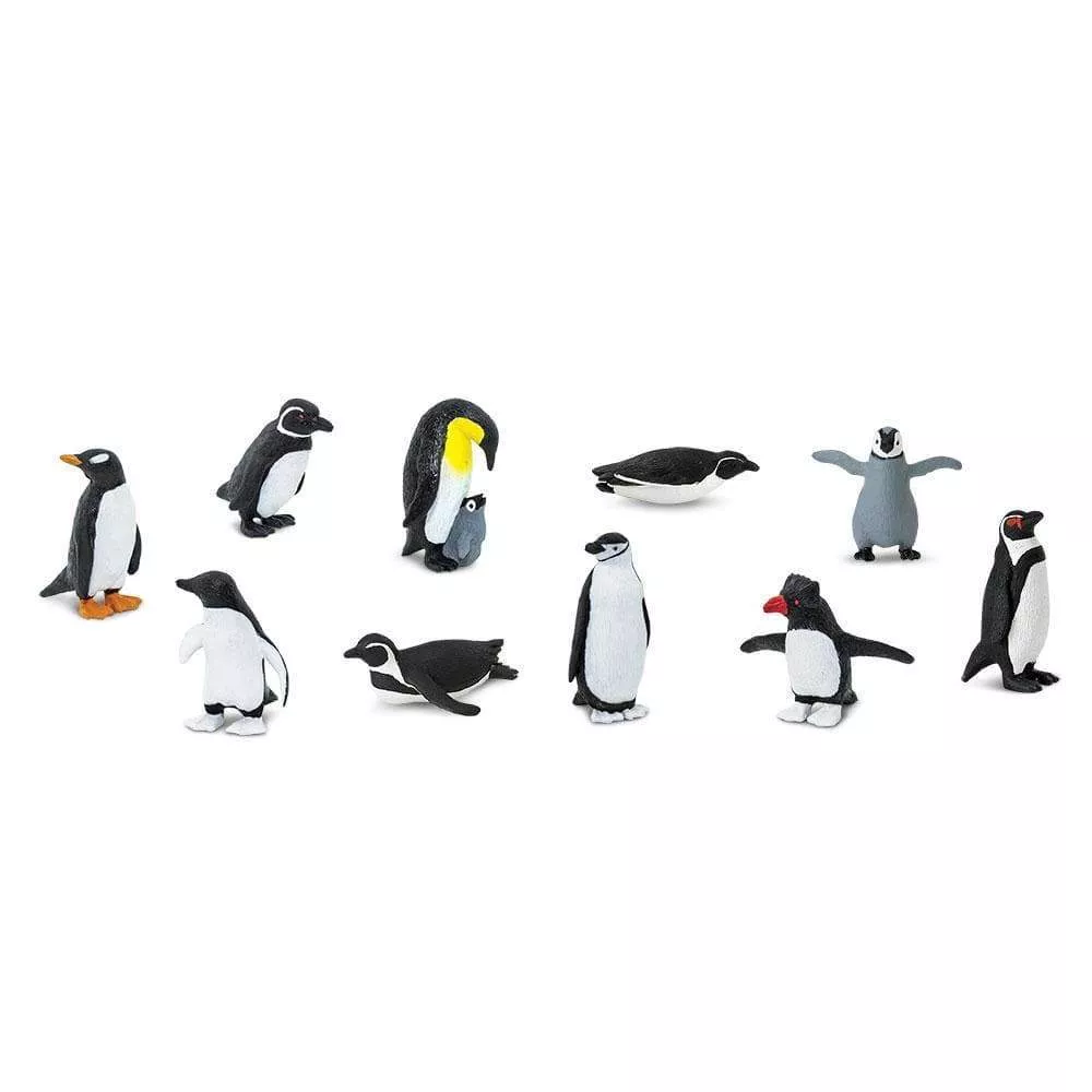 Safari Ltd. tučňáci – velká sada 48 figurek