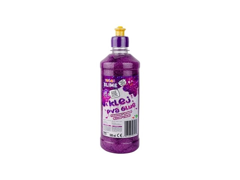 Tuban PVA lepidlo s třpytkami 500 ml fialové