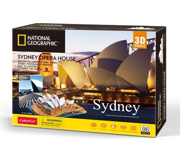 3D puzzle National Geographic Sydney 86 dílků