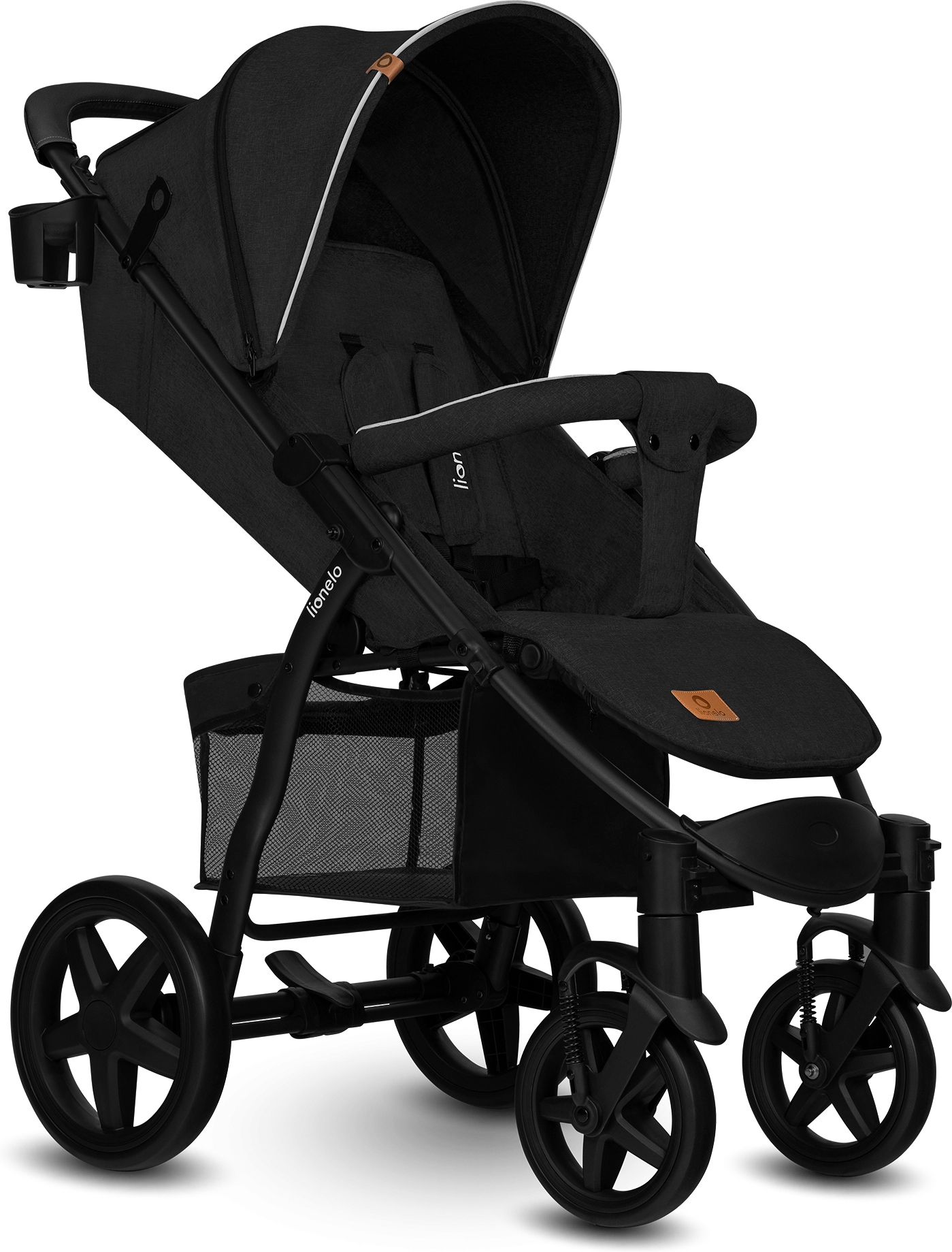 Lionelo Kočárek sportovní Annet Plus – Black Carbon