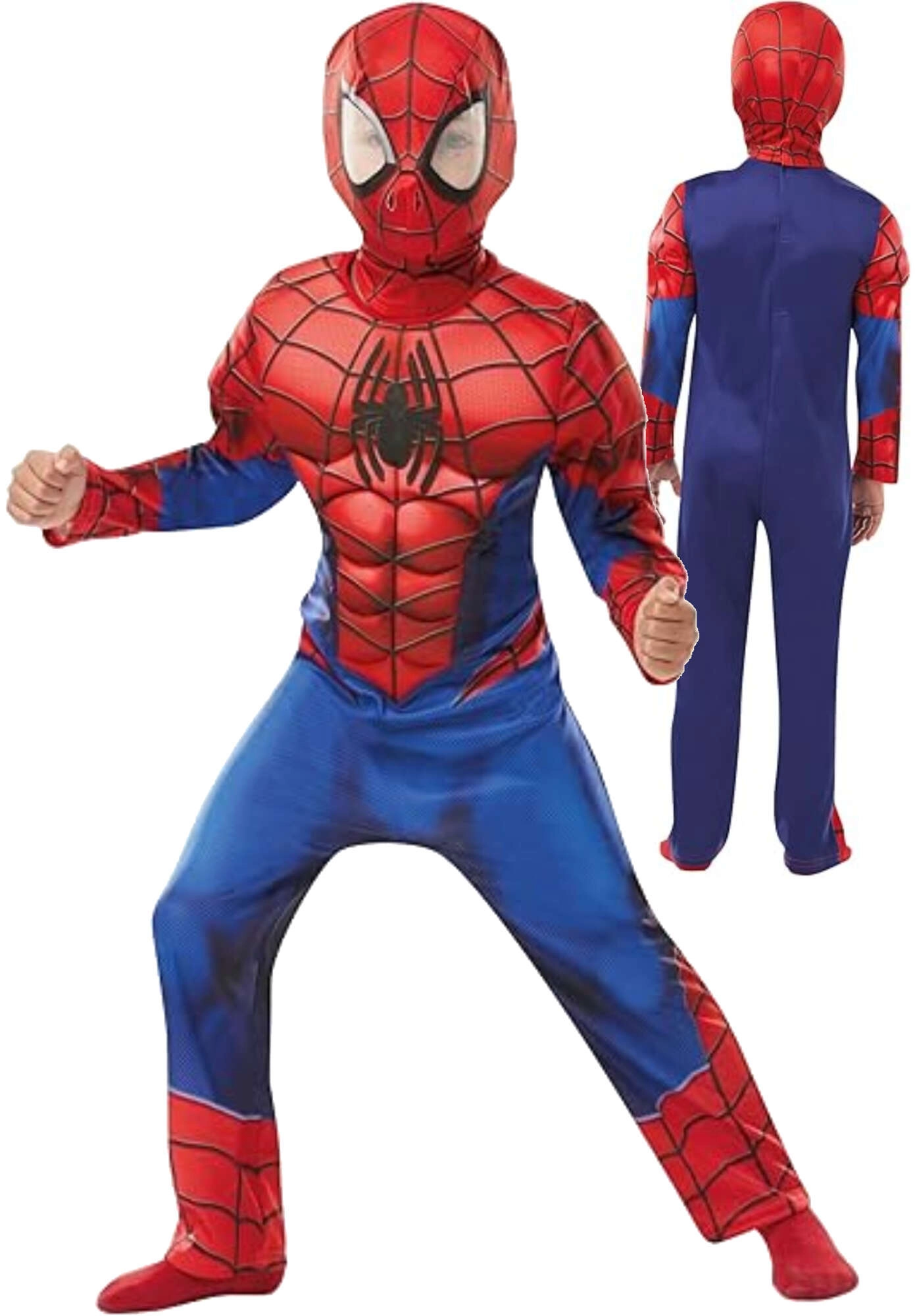 Dětský kostým Spider-Man červeno-modrý s maskou 98–104 cm (3–4 roky)