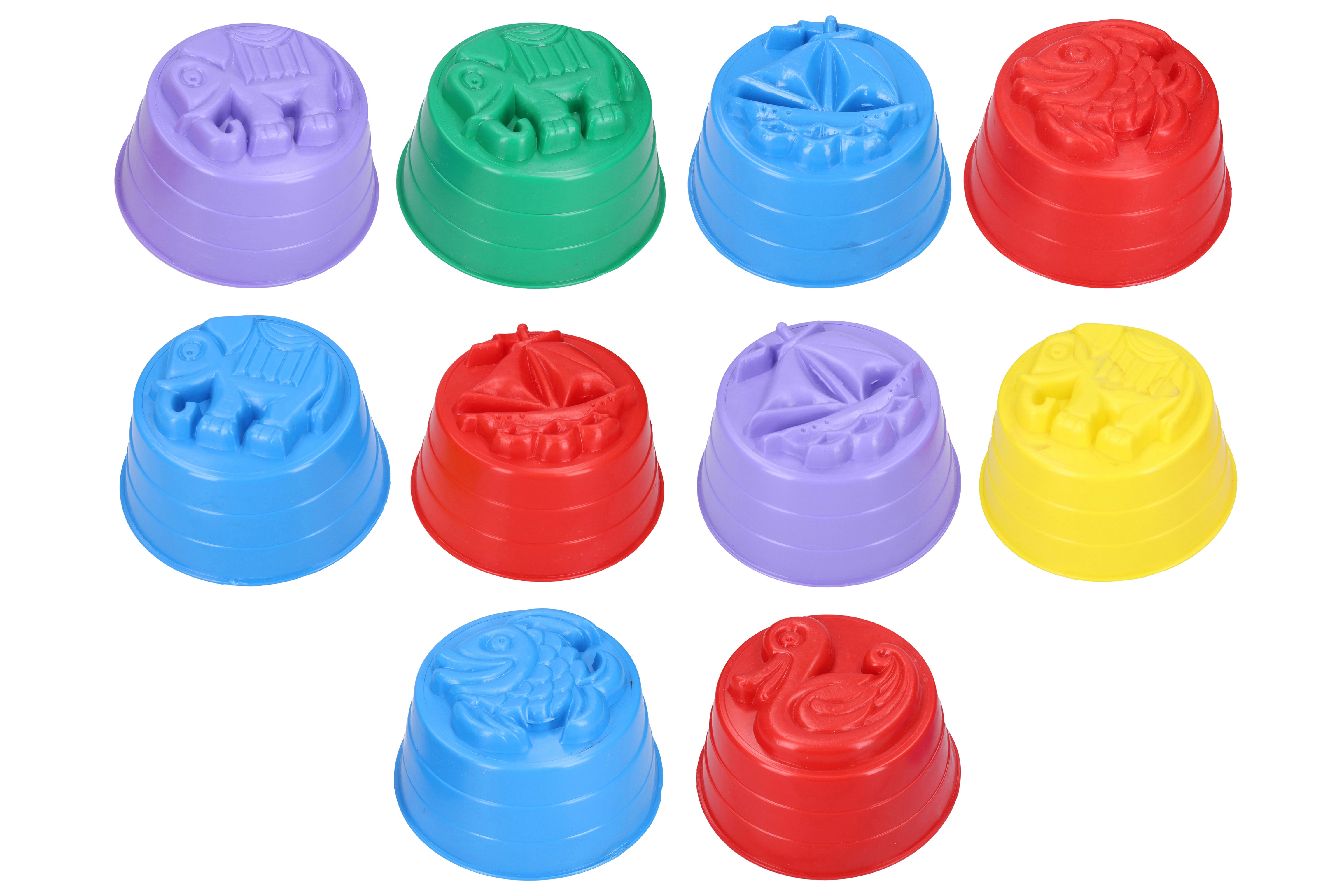 Velká plastová formička na písek 15 × 8 cm