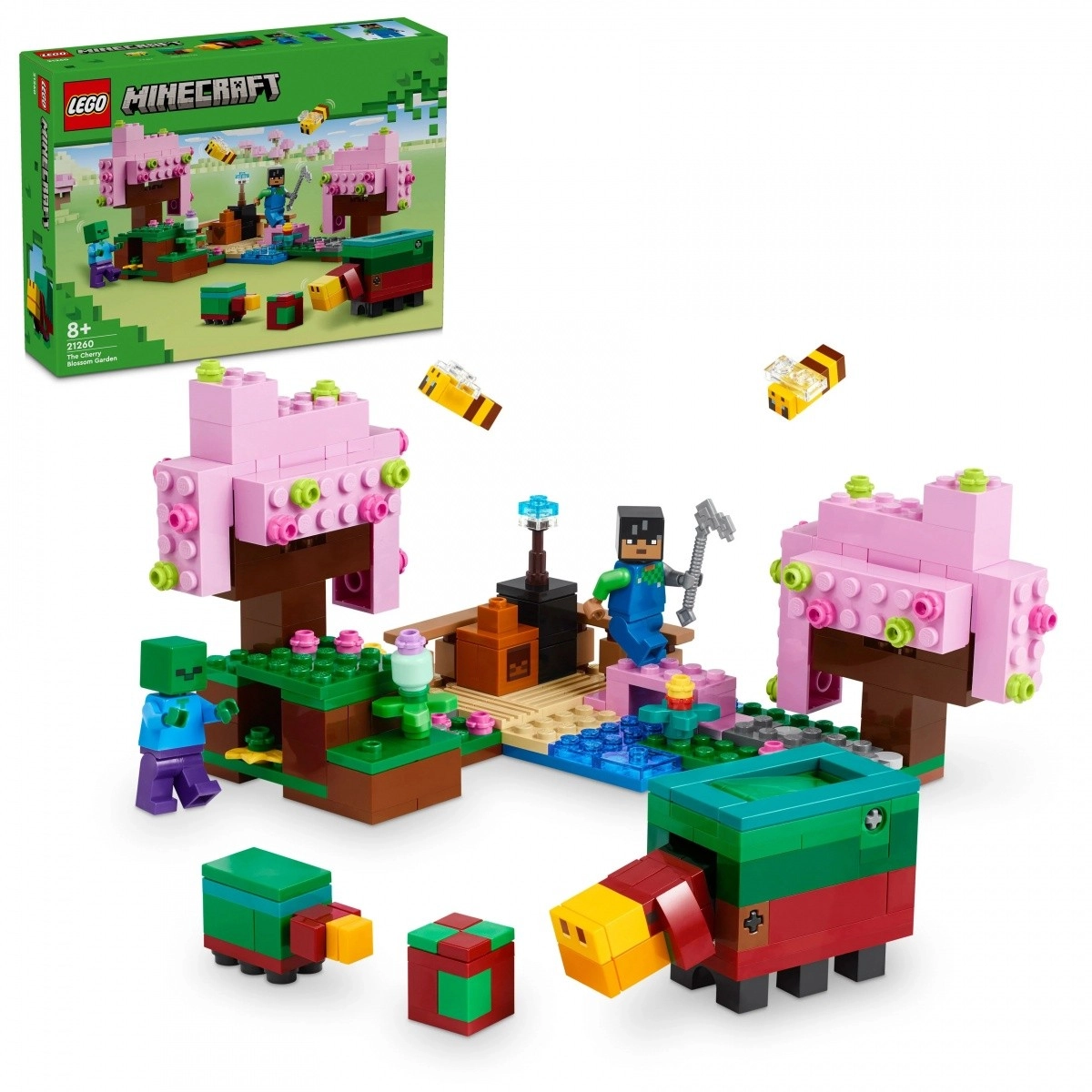 LEGO® Minecraft 21260 Zahrada s rozkvetlými třešněmi