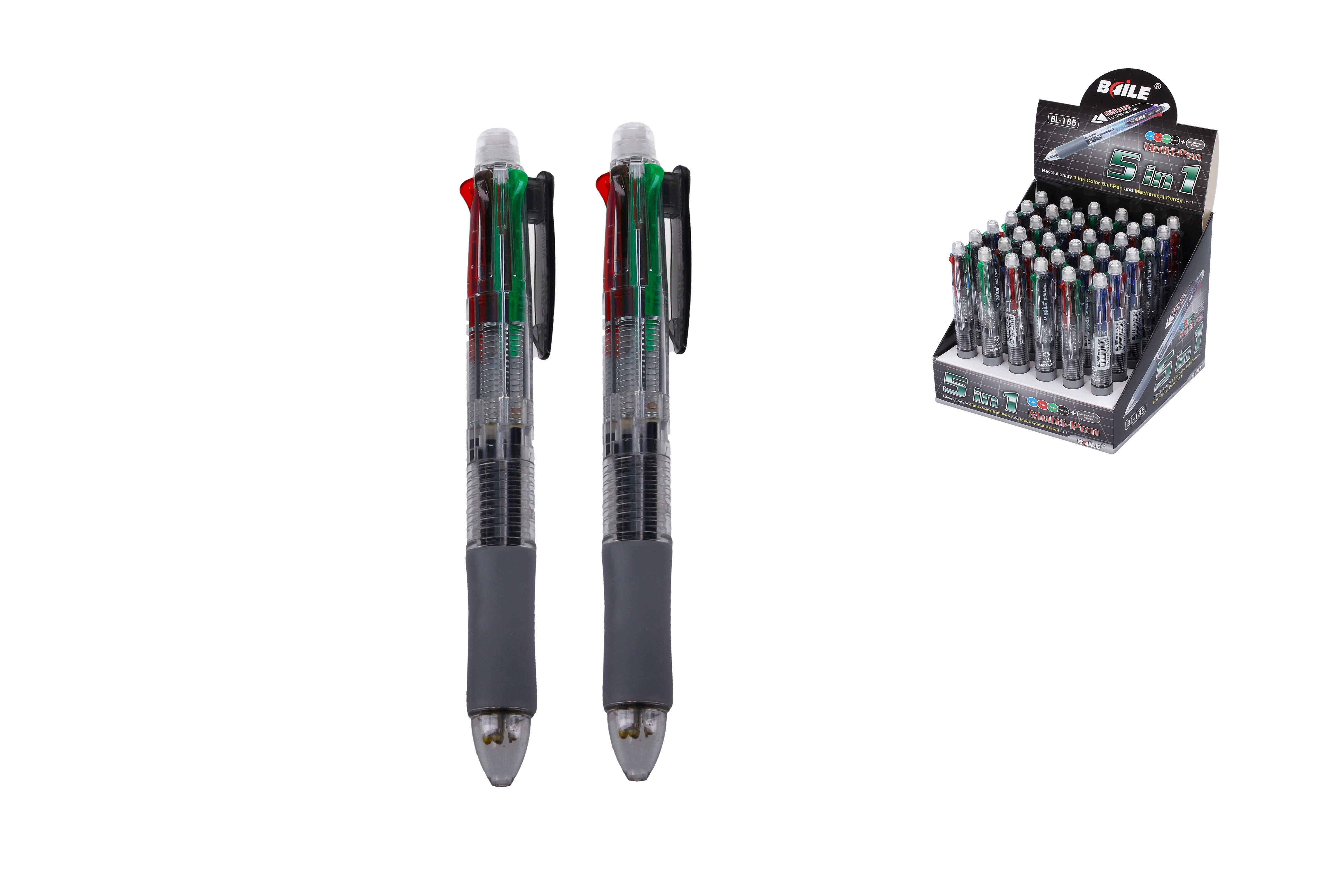 Levně Mechanická tužka 0,7mm a čtyřbarevná propiska