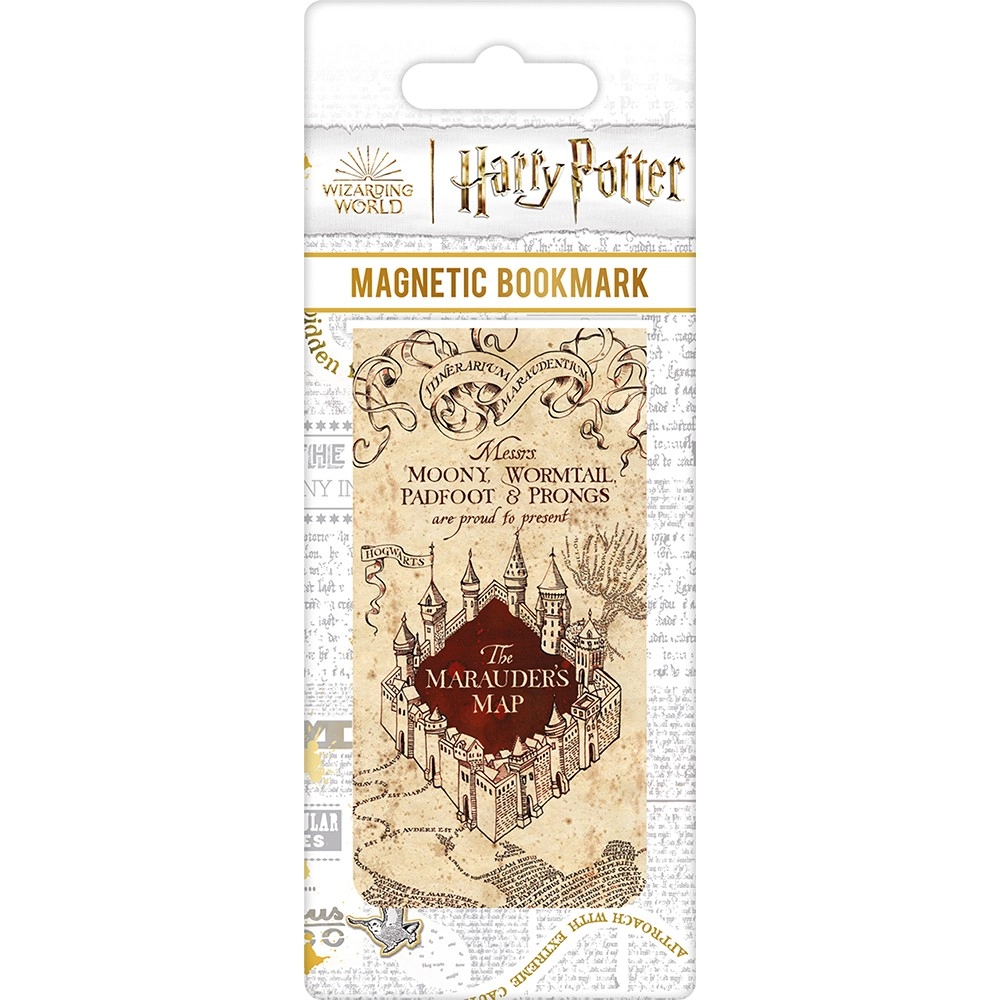 Harry Potter magnetická záložka Pobertův plánek