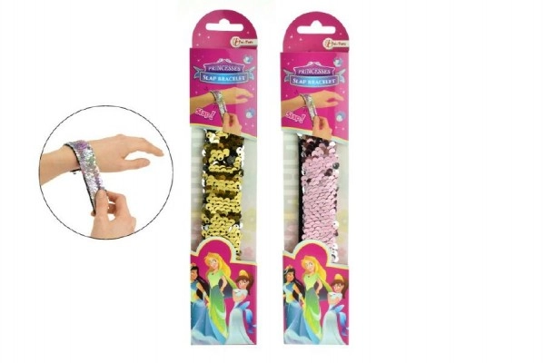 Teddies Náramek flitrový 23cm 3 na kartě