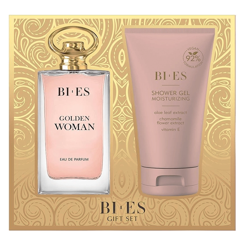 Levně Bi-Es Golden EDP 90 ml + sprchový gel 150 ml dárková sada