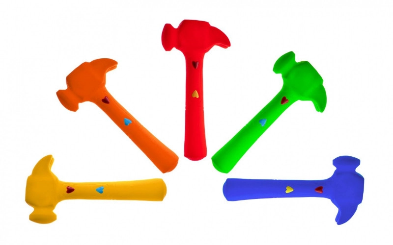 Levně Hencz Toys měkké pískací kladívko pro děti