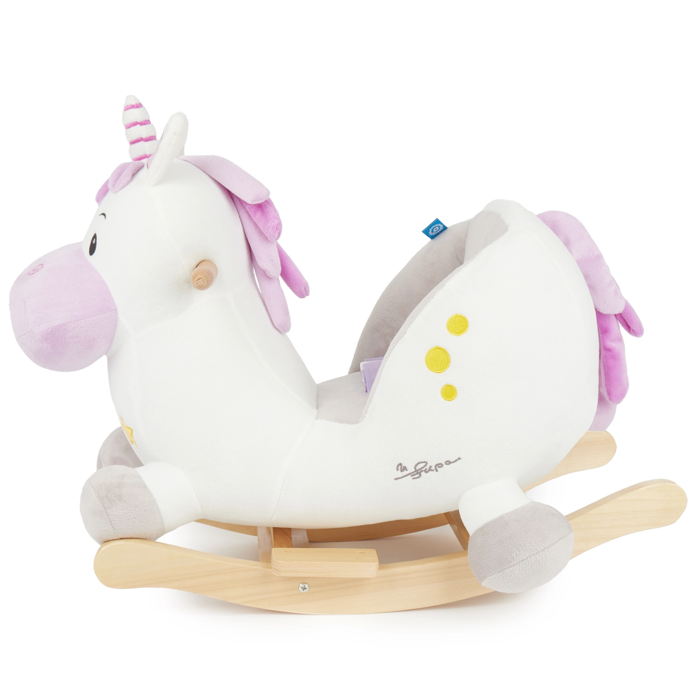 Houpací jednorožec s bezpečnostním sedátkem Bieco