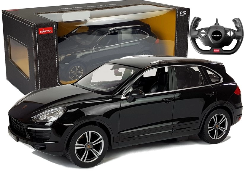 Rastar R/C Porsche Cayenne Turbo Rastar 1:14 černý s dálkovým ovládáním