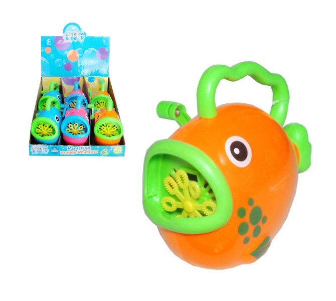 Sada na bubliny – plastová rybka s kličkou