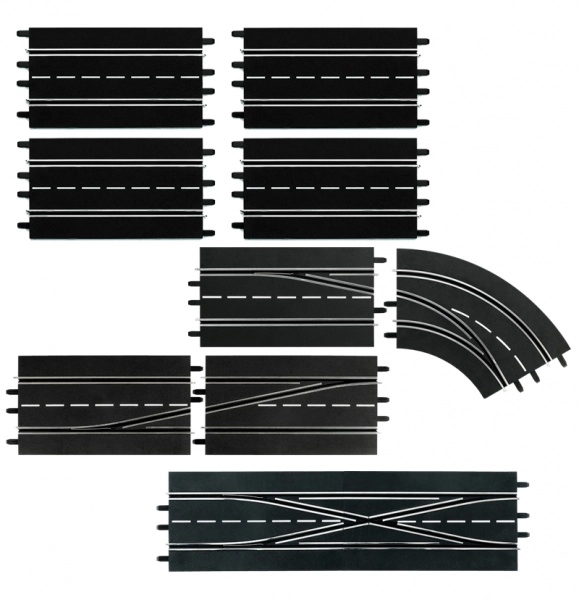 Rozšiřující set pro autodráhy CARRERA Digital 132/124 – 3,4 m