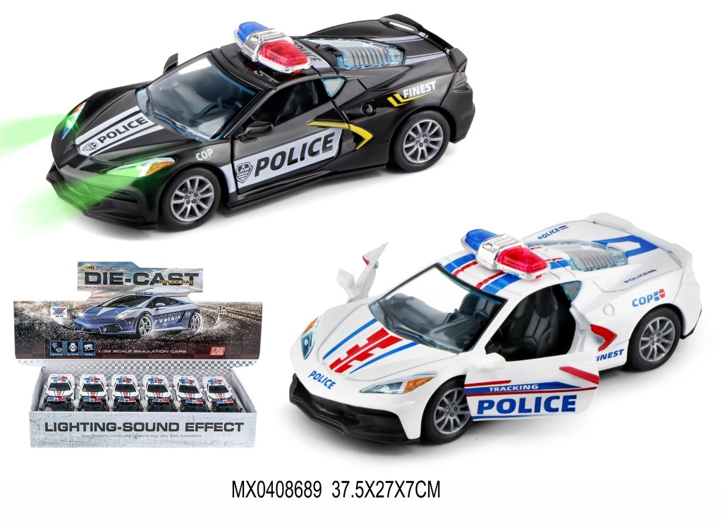 Autíčko kovové policie 1 :32