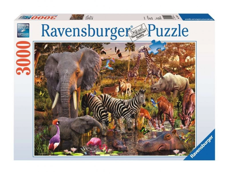 Ravensburger puzzle Africký svět zvířat 3000 dílků