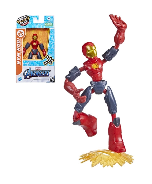 Levně Avengers Bend and Flex Iron Man – ohebná akční figurka 15 cm