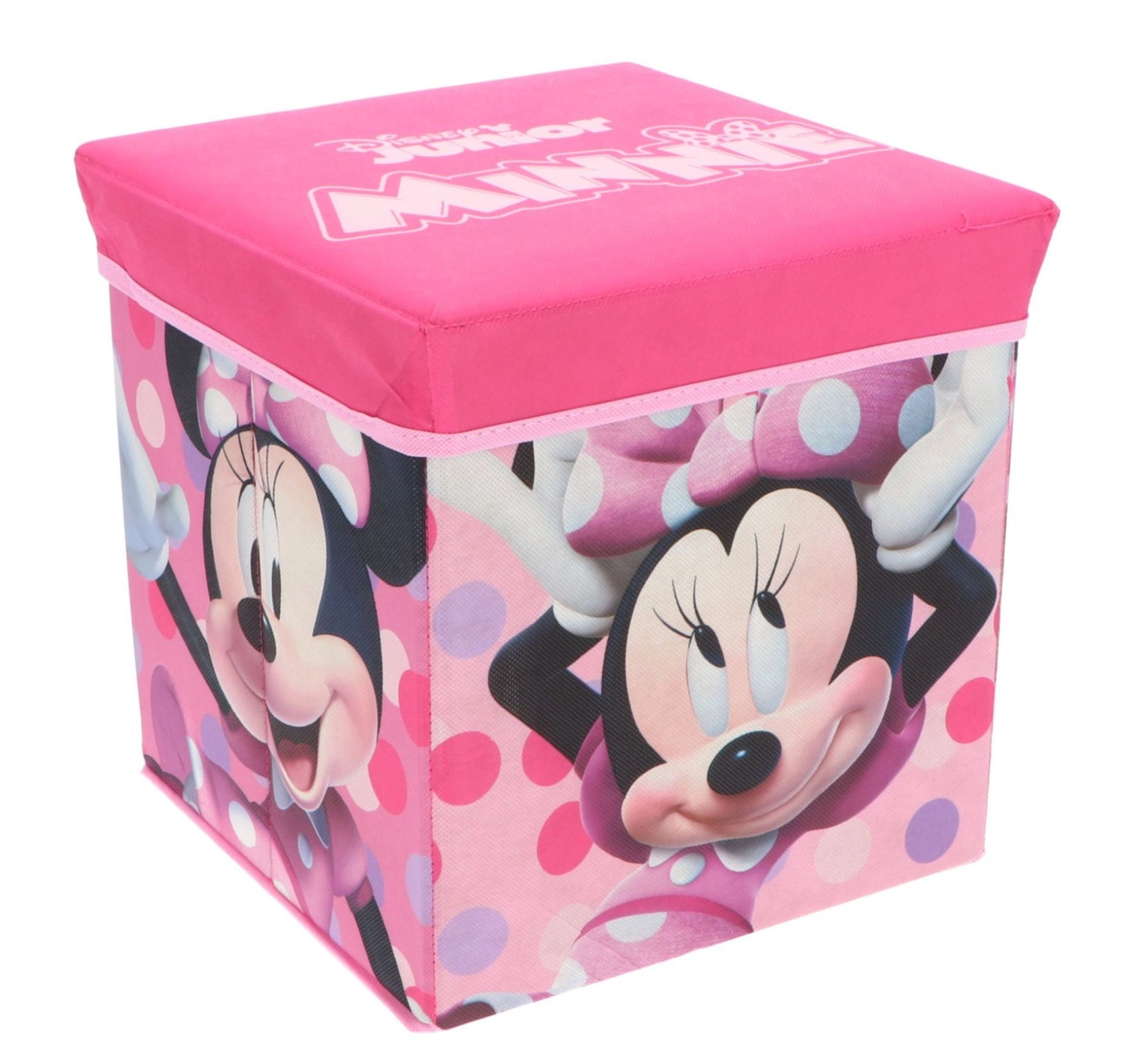 Skládací úložný box a taburet Minnie Mouse Cozy Noxxiez