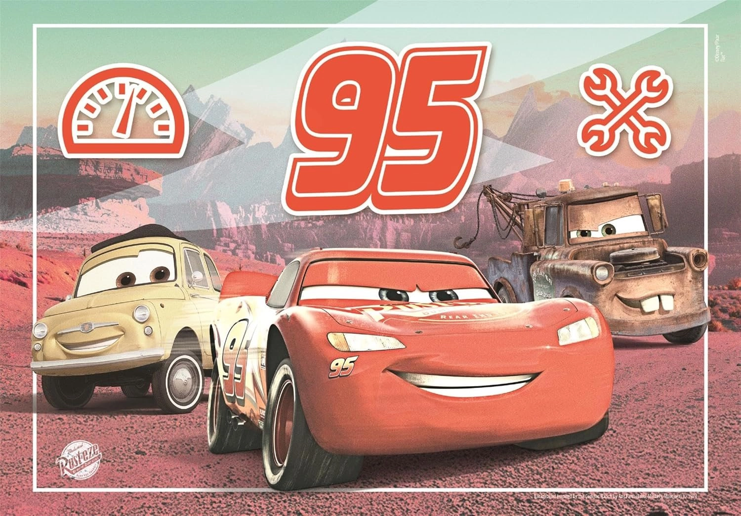 Puzzle CLEMENTONI Auta 60 dílků