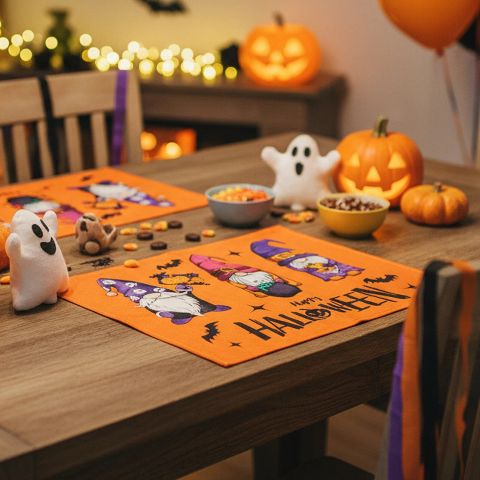 Halloweenské prostírání se skřítkem 46 × 32,5 cm