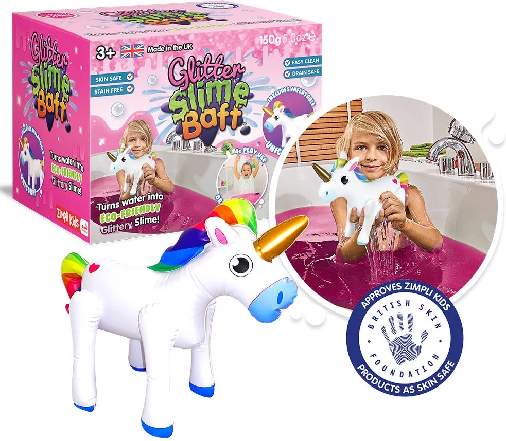 Gelová koupel Glitter Slime Baff Jednorožec od ZIMPLI KIDS