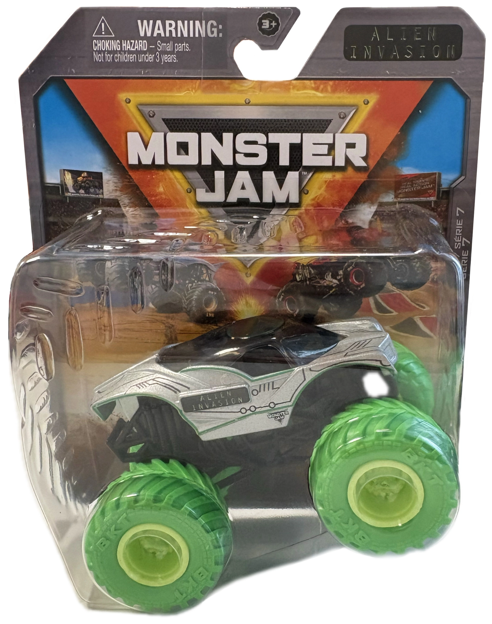 Monster Jam monster truck Alien Invasion 1:64