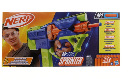 Nerf N Series Sprinter – automatický blaster s magazínem 16 šipek