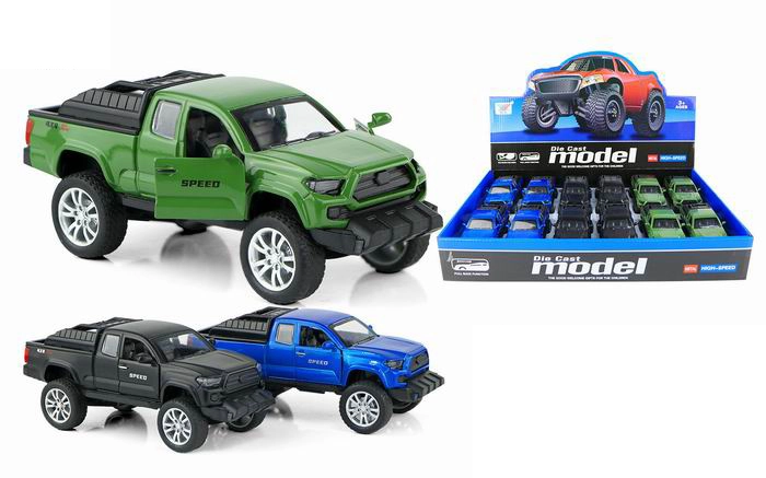 Kovové mini auto Pickup s pohonem